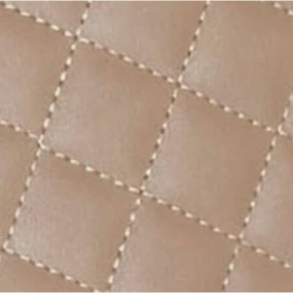 Badgley Mischka Large Quilted Tote with Chain Detail-Taupe NWT - Picture 5 of 5